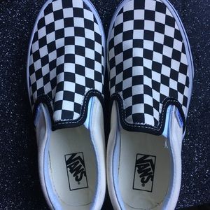Kids Checkerboard Slip-On